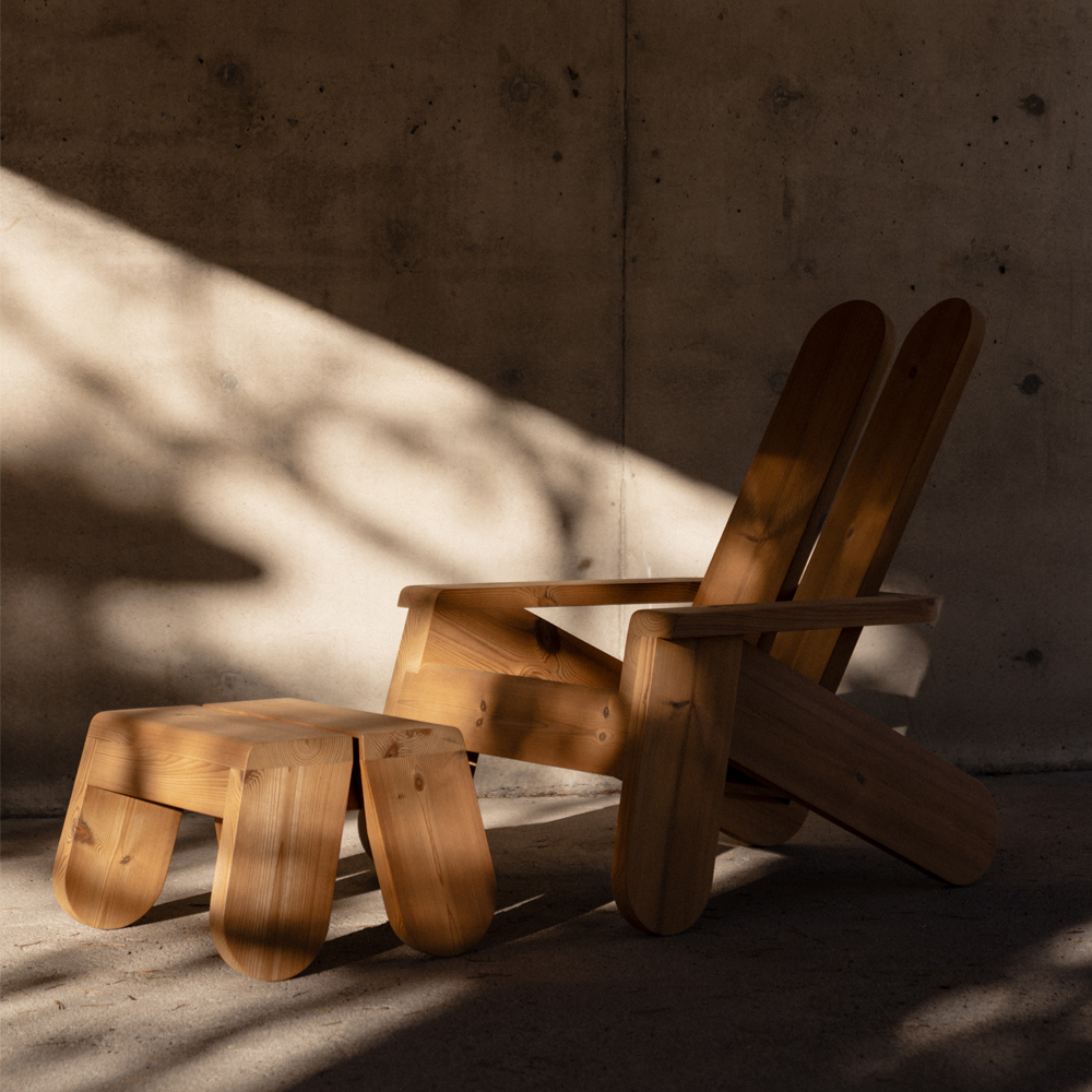 Peace Outdoor Footstool