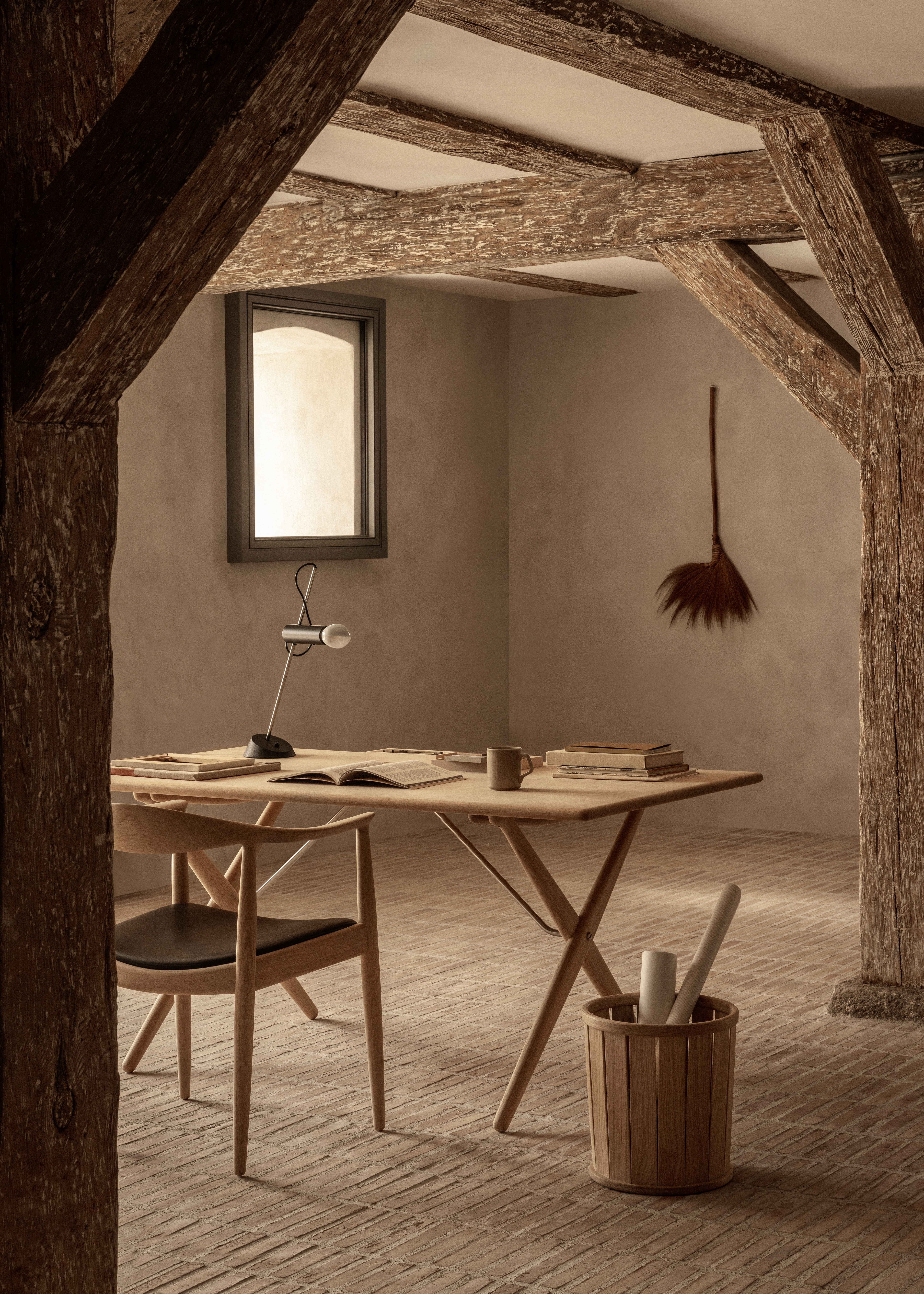 pp-mobler-wegner-pp503-round-chair-oak-soap-elegance-20198-pp85-cross-legged-table-oak-soap-lifestyle-1