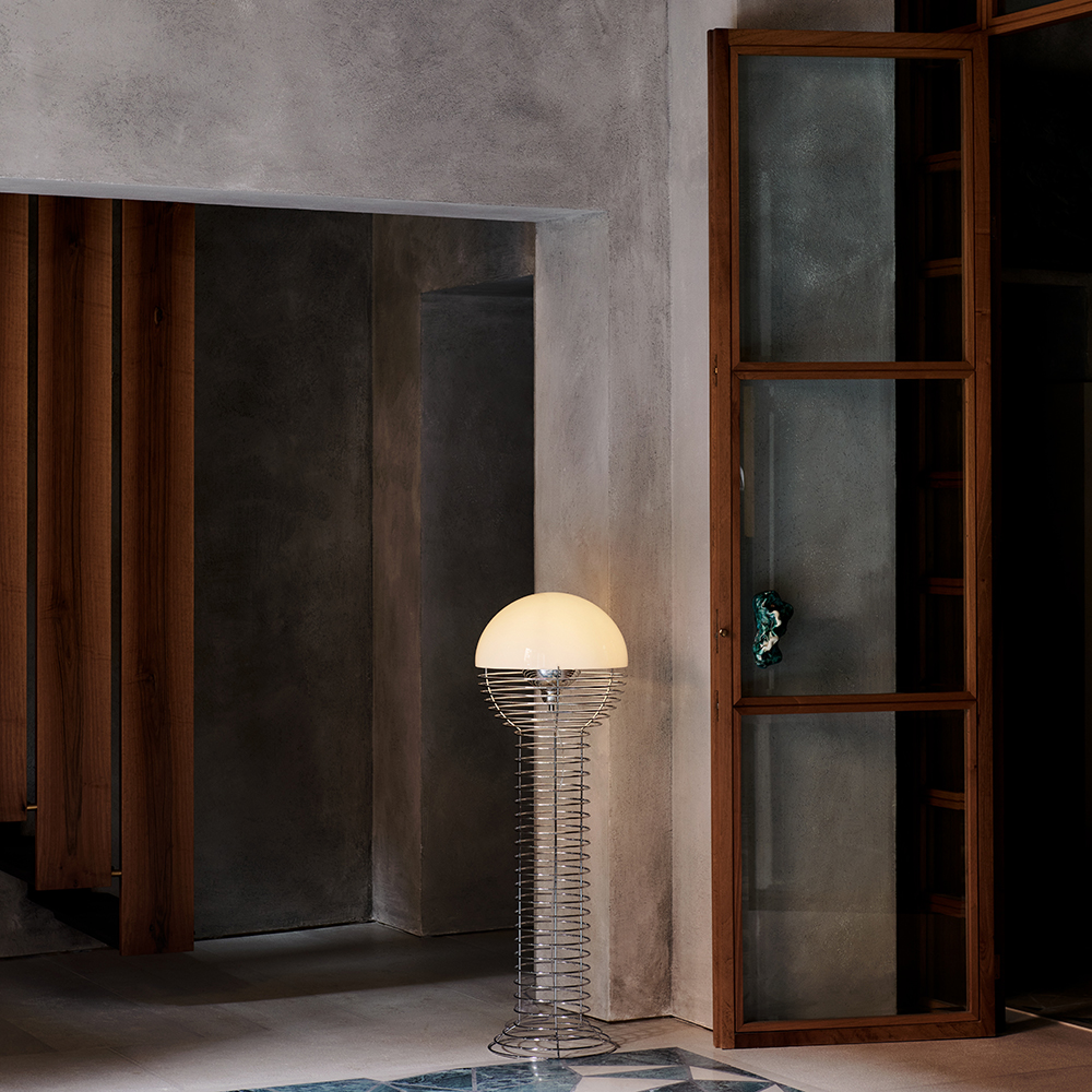 Wire Floor Lamp