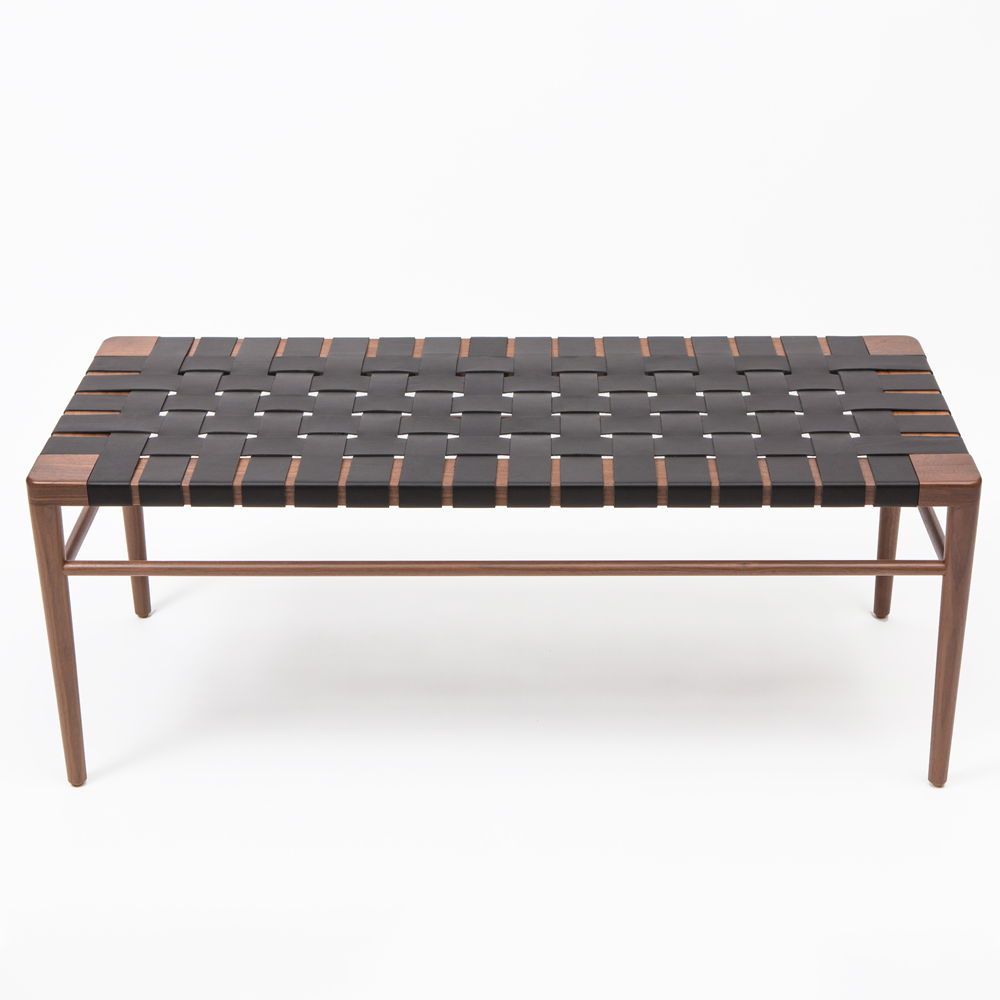 WLB Woven Leather Bench