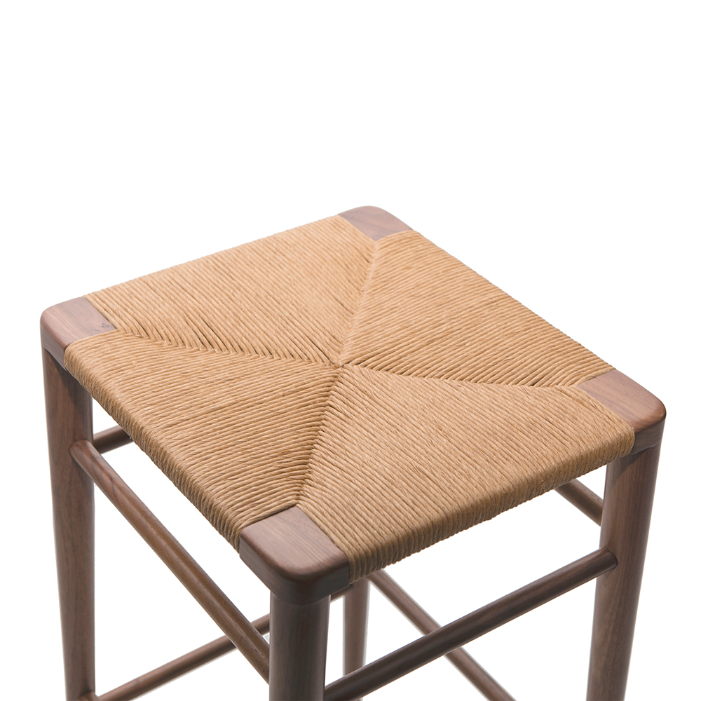 Woven Rush Stool