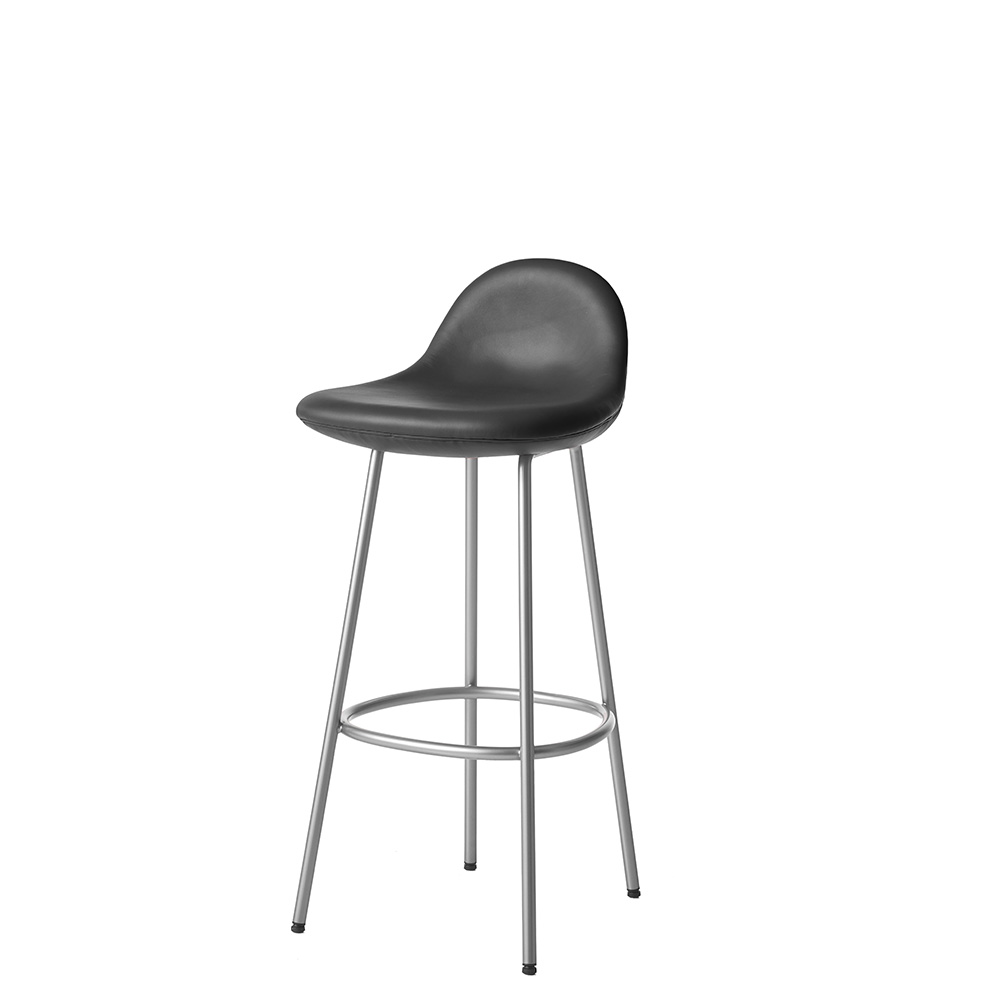 bassamfellows-cb-275-pebble-padded-bar-stool-in-leather-upholstery-and-satin-nickel-three-quarter-front