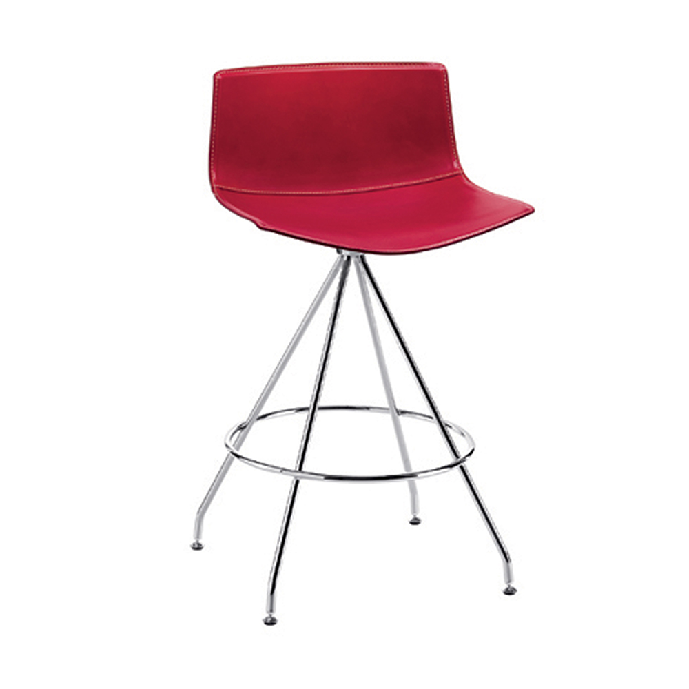 Catifa 46 Low Back Stool - Swivel Base