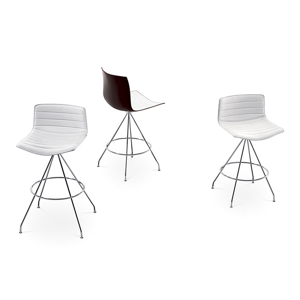 Catifa 46 Low Back Stool - Swivel Base