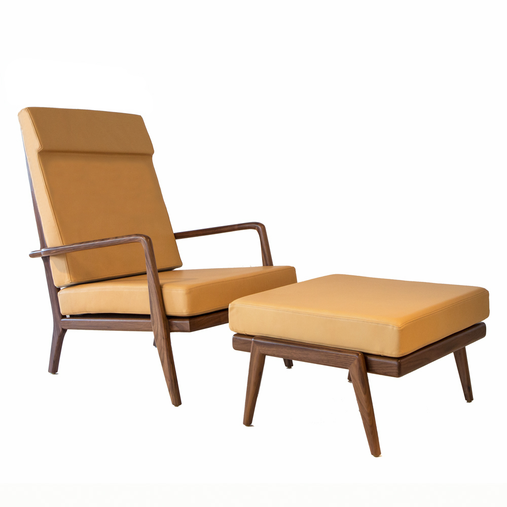 High-Back Rail Back Armchair