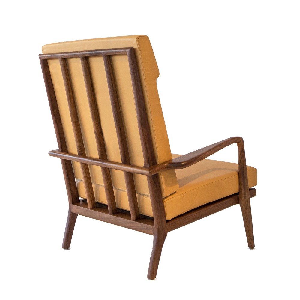 High-Back Rail Back Armchair