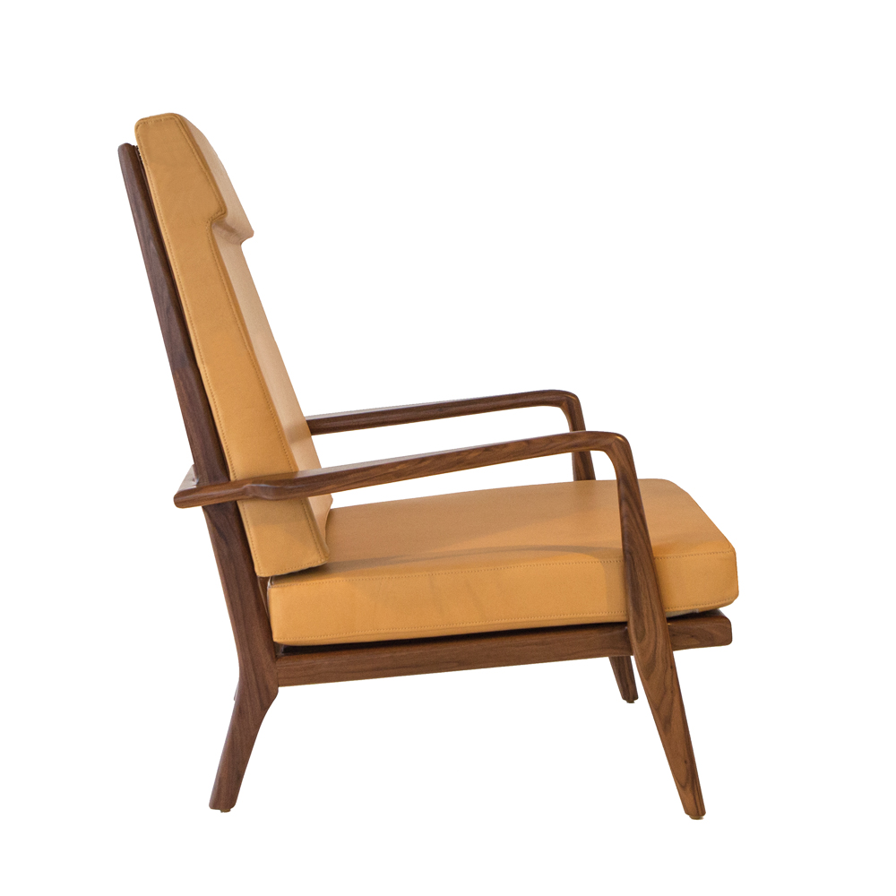 High-Back Rail Back Armchair