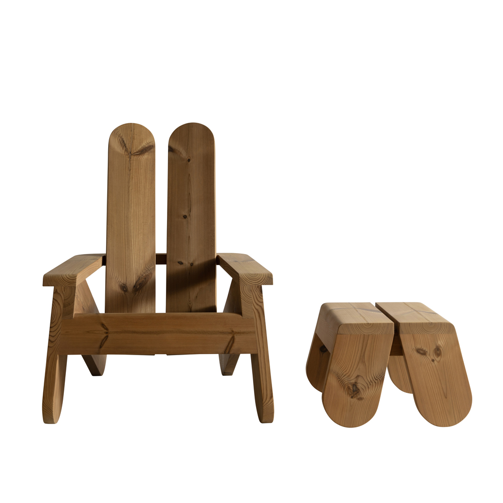 Peace Outdoor Footstool
