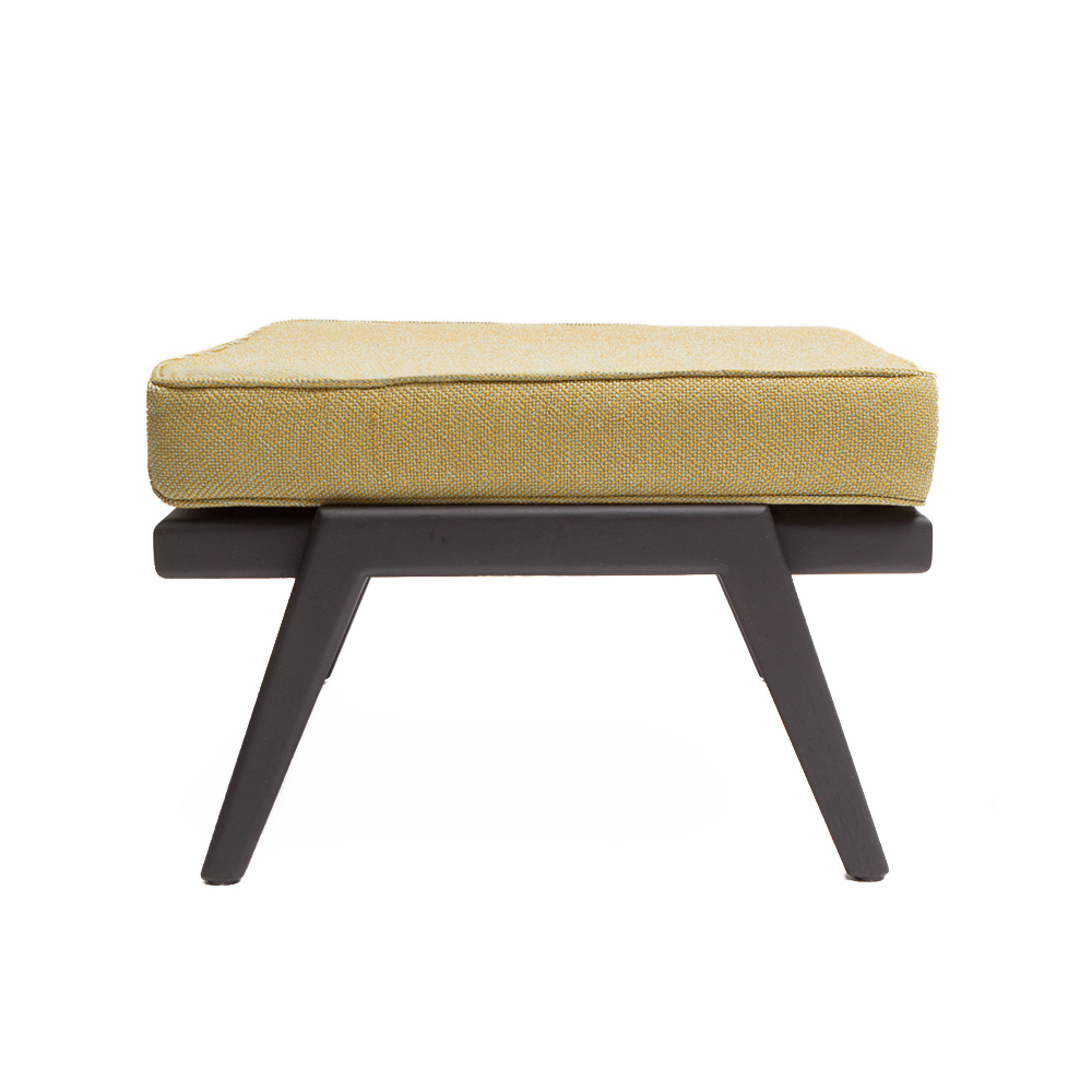Rail Back Ottoman