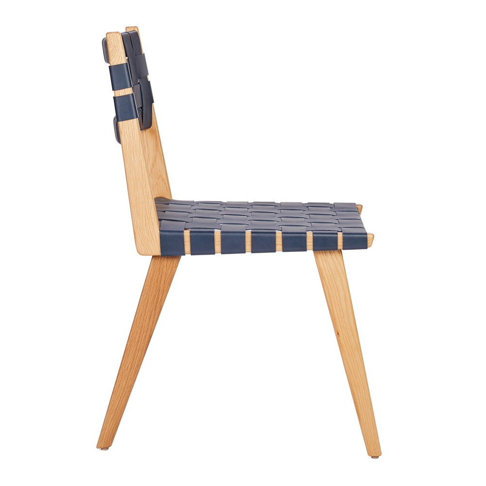 Woven Leather Dining Chair