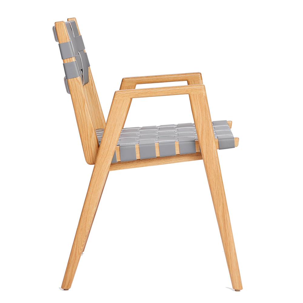 Woven Leather Dining Chair