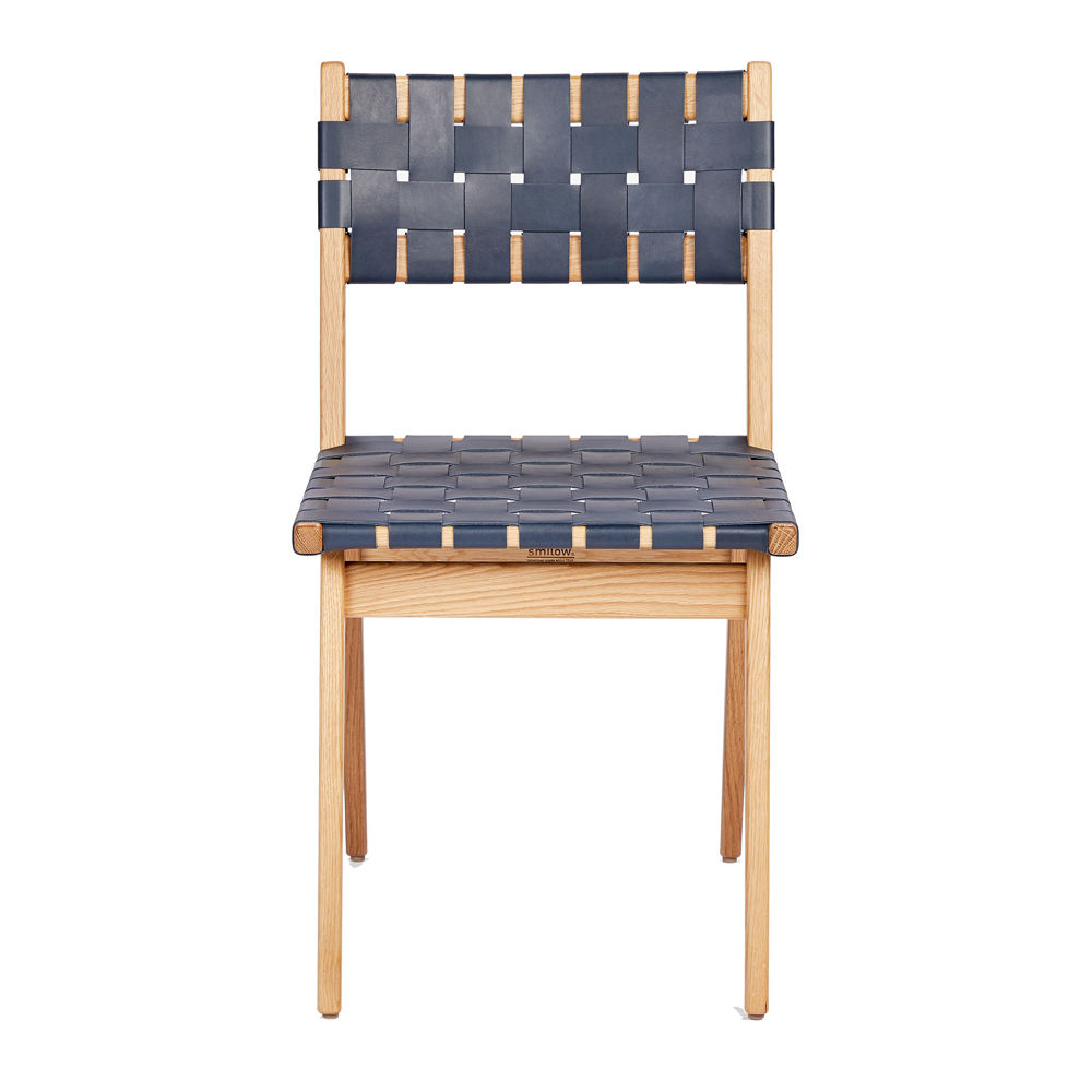 Woven Leather Dining Chair