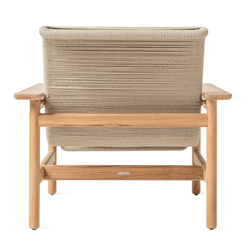 Vincent Sheppard_Tomus lounge chair_Untreated teak flax rope_Back_FF
