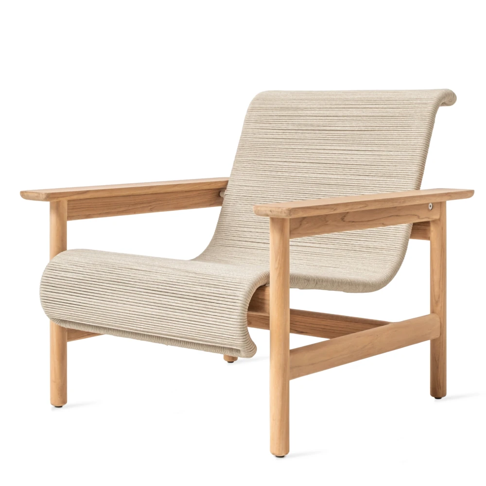 Vincent Sheppard_Tomus lounge chair_Untreated teak flax rope_45°_FF